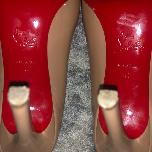 Christian Louboutin Pigalles size 41 nude patent leather - Picture 2 of 6
